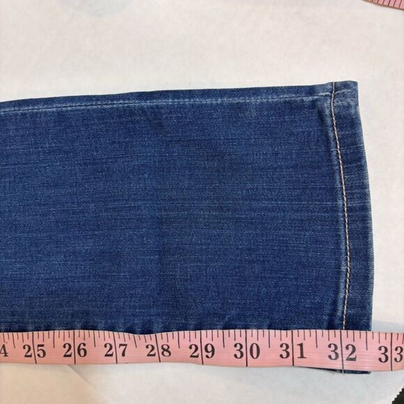 Black Orchard Gigi High Rise Straight Leg NEW Size 24 Color Little Boy Blue - Picture 14 of 15
